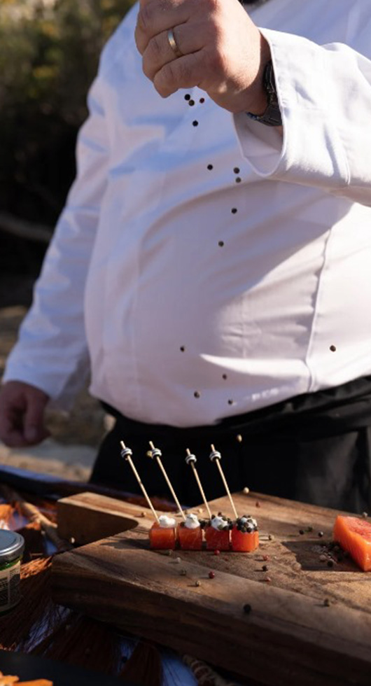 Finger food bar en terrasse à Marseille - Cabane des Amis